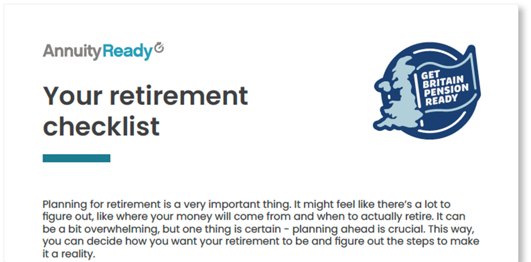 Annuity Ready Questionnaire